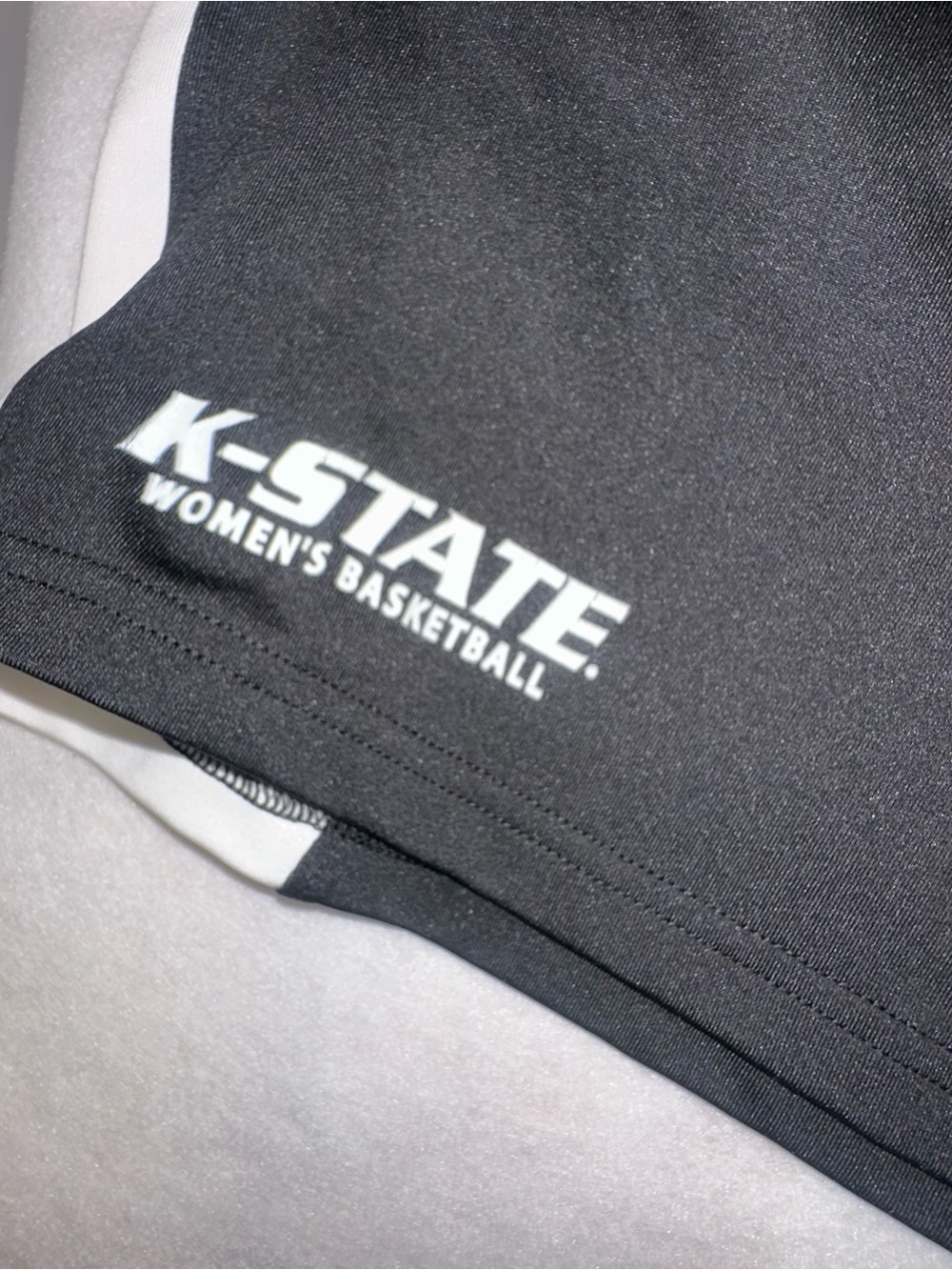 Champion Kansas State Women’s Basketball Shorts Size Small Black 10” Inseam - Picture 1 of 9